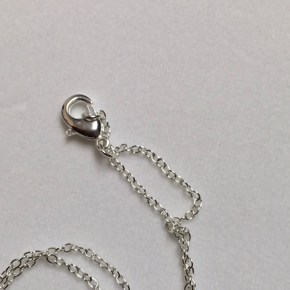 Crazy Lace Blue Agate on Silver Plated Chain - Picture 7 of 7